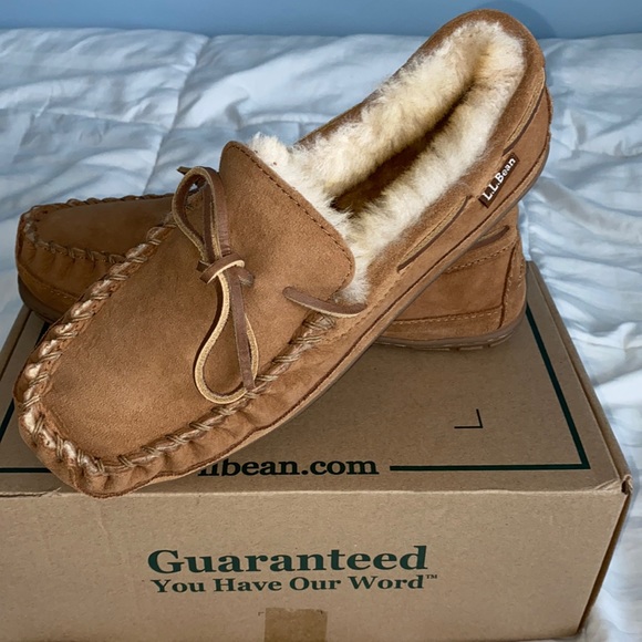 L.L. Bean Shoes - L.L.Bean Wicked Good Moccasins - Brown